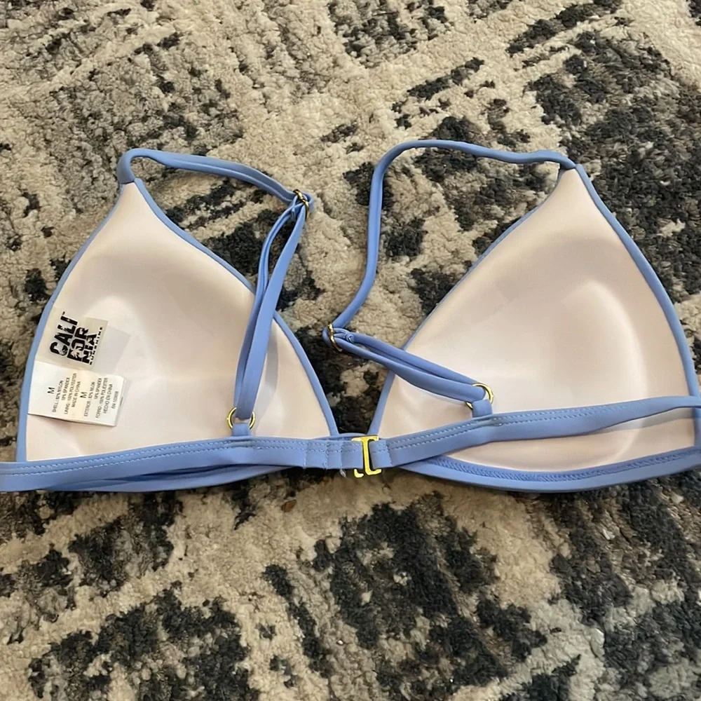 California Sunshine Blue Bikini Top - Picture 3 of 5